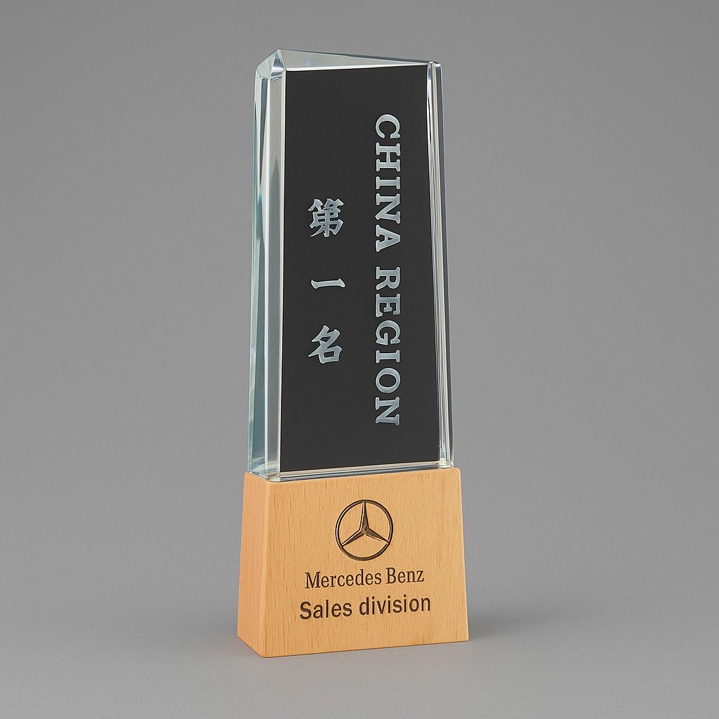 Kristal plaket
