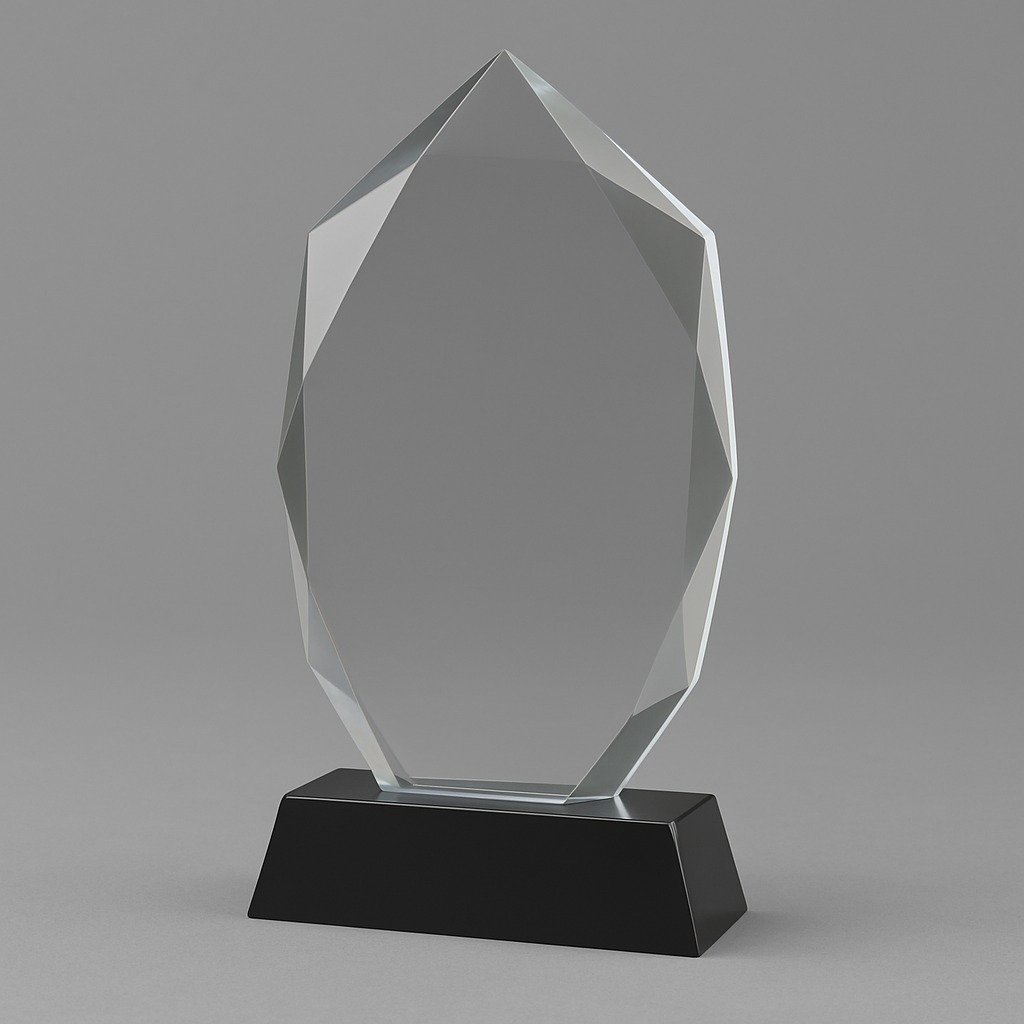 Kristal plaket