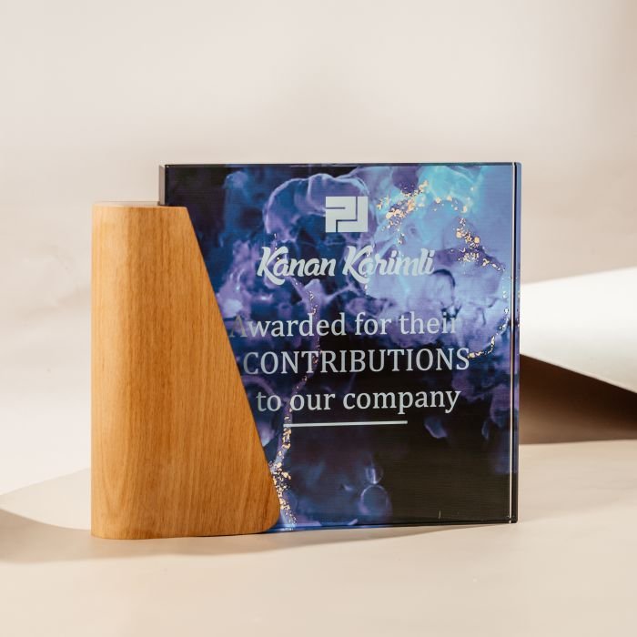 Kristal plaket