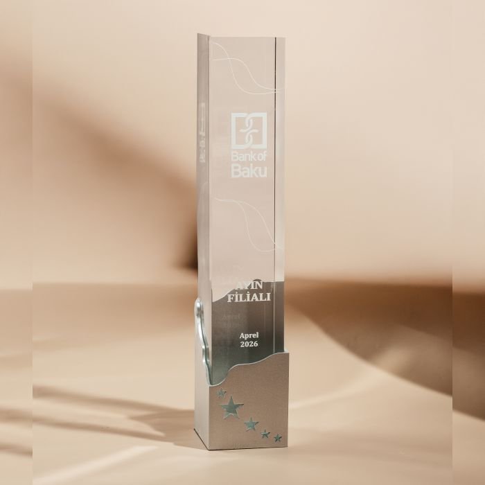 Kristal plaket