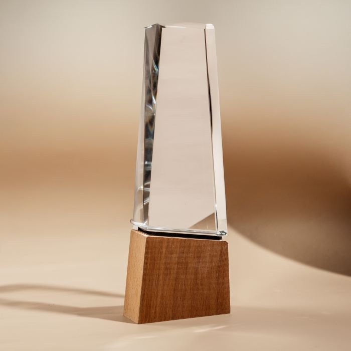 Kristal plaket